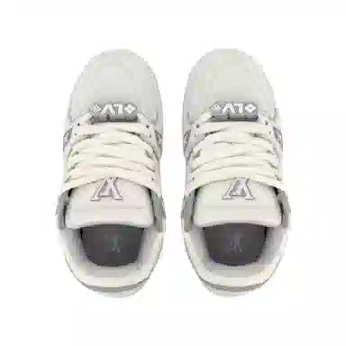 Louis Vuitton Trainer Maxi White Grey