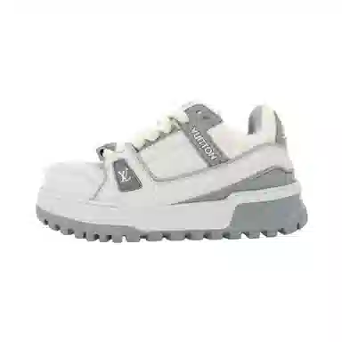 Louis Vuitton Trainer Maxi White Grey