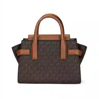 Michael Kors Carmen Small Chain Tote Dark Brown Acorn