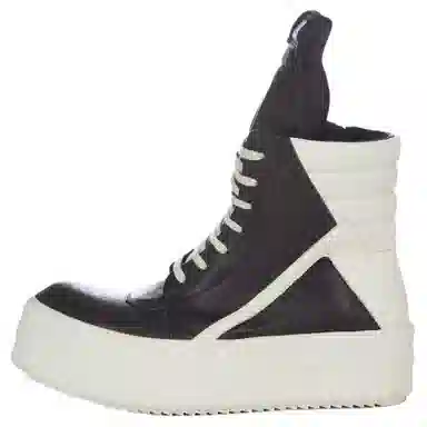 Rick Owens High Top Sneakers Black