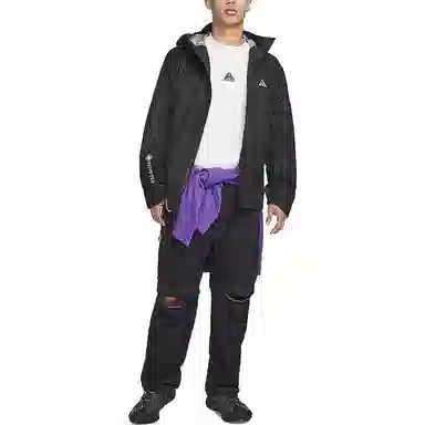 Nike Logo Print Crewneck Long Sleeve Tee White