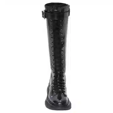 Alexander McQueen Tread High Boots Black