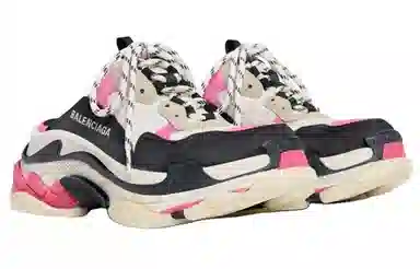 Balenciaga Triple S White Black Pink
