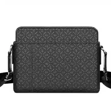 Playboy PVC Shoulder Bag Medium Black