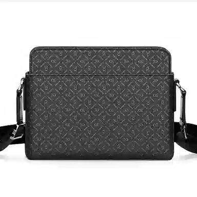 Playboy PVC Shoulder Bag Medium Black