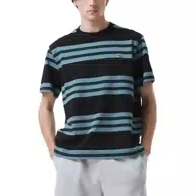 Lacoste Striped Crewneck Tee