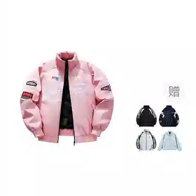 The Simpsons Logo Embroidered Racing Jacket