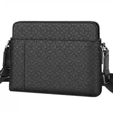 Playboy PVC Shoulder Bag Medium Black