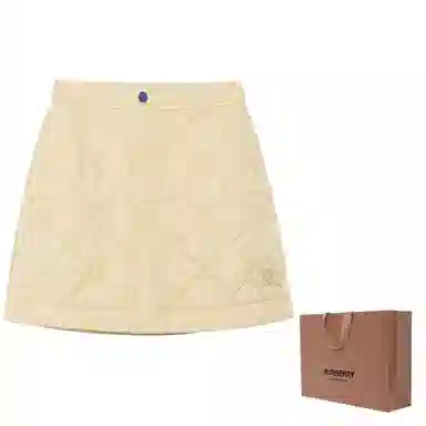 Burberry Quilted Skirt