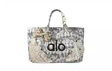 alo yoga Denim Star Tote Bag