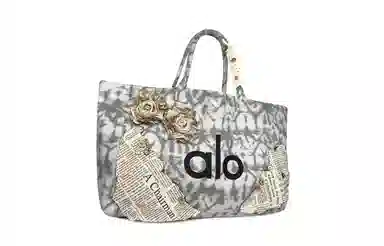 alo yoga Denim Star Tote Bag