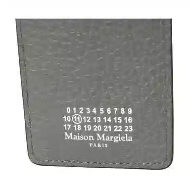 Maison Margiela Four Stitch Leather Cardholder Green