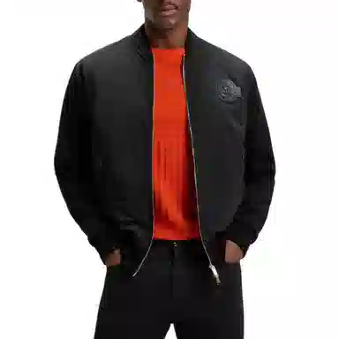 HUGO BOSS x Porsche Badge Zip Jacket Black