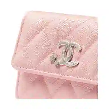 Chanel Card Holder Pink