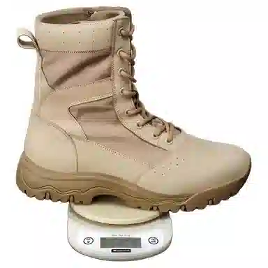 际华 麂皮 时尚潮流 作战靴 沙漠靴 战术靴 保安靴 超轻 透气 耐磨防滑 训练 高筒 户外靴 男女同款