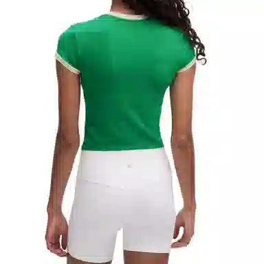 lululemon Organic Cotton Ringer Baby Tee T