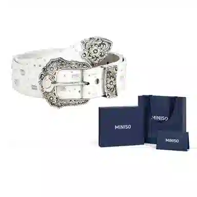 MINISO Retro Denim Belt PU