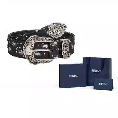 MINISO Retro Denim Belt PU