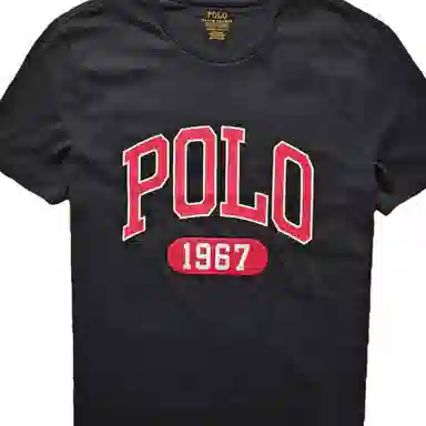 Polo Ralph Lauren Logo Crewneck T-Shirt Black