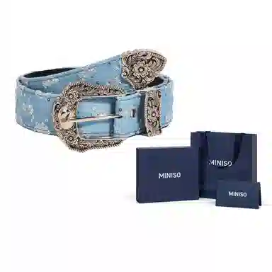 MINISO Retro Denim Belt PU