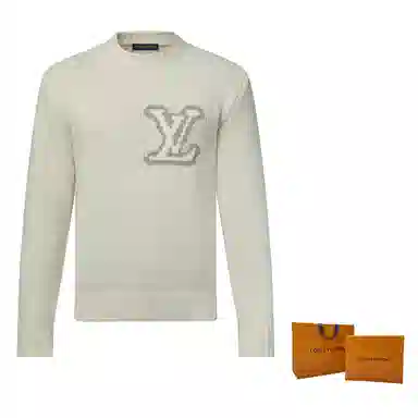 Louis Vuitton SS26 Logo Embroidered Sweater