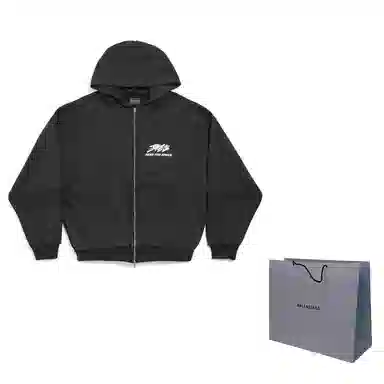 Balenciaga x Need for Speed SS24 Hoodie Black