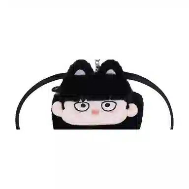 抱竹 小羊古力灵能百分百 灵幻新隆可爱 涤纶（聚酯纤维） 耳机包 男女同款情侣款 多色