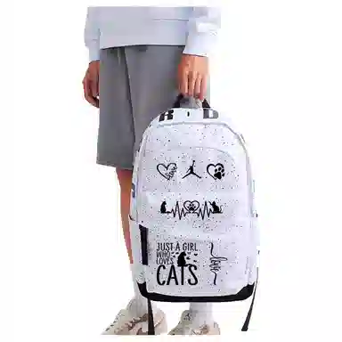 Jordan Backpack White