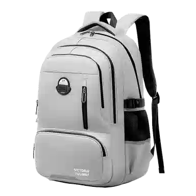 维多利亚旅行者 书包上学减负护脊大容量多隔层小众不撞款高颜值可放大肚水杯 涤纶 电脑包背包双肩包 常规 男女同款情侣款 黑色