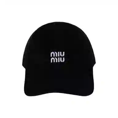 Miu Miu Logo Cotton Cap