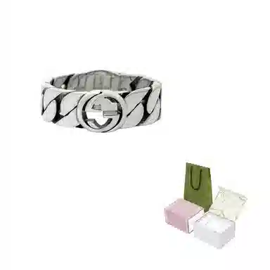 Gucci Interlocking G Wide Ring
