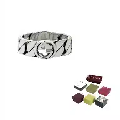 Gucci Interlocking G Wide Ring