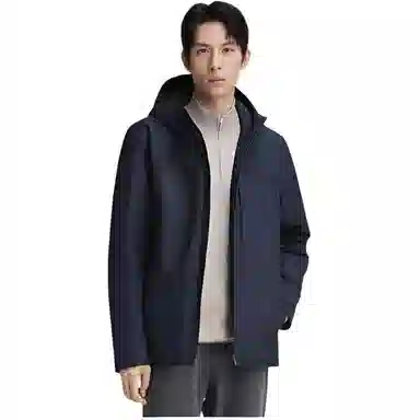 波司登 经典商务保暖连帽羽绒服 男款