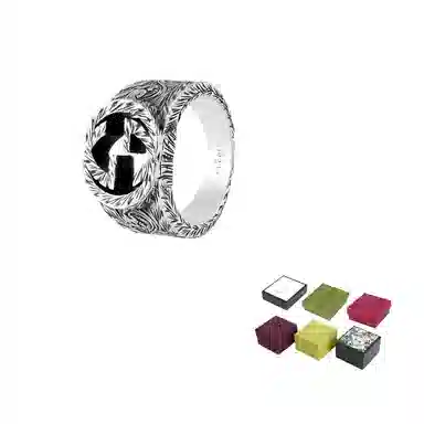 Gucci Interlocking G Silver Ring