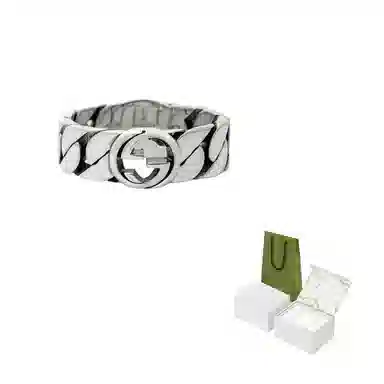Gucci Interlocking G Wide Ring