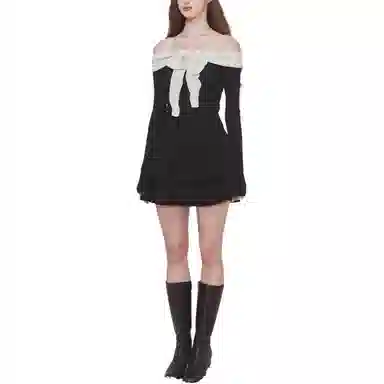 NOT YOUR ROSE FW24 Blair top T Black