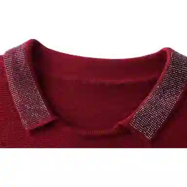 曲韩 长袖通勤休闲毛衣 女款