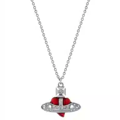 Vivienne Westwood Diamante Heart Necklace