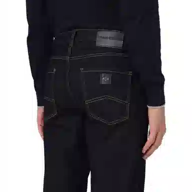 Armani Exchange Slim Fit Zip Denim Indigo