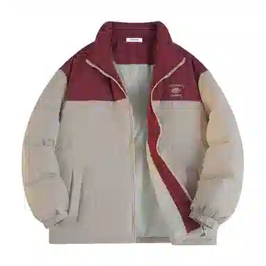 JEANSWEST Patchwork Puffer Jacket