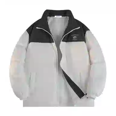 JEANSWEST Patchwork Puffer Jacket