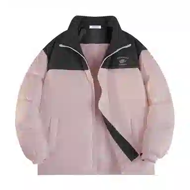 JEANSWEST Patchwork Puffer Jacket