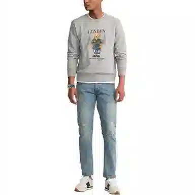 Polo Ralph Lauren Bear Crewneck Sweatshirt Gray