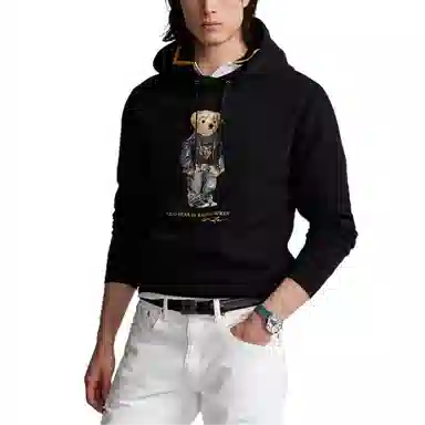 Polo Ralph Lauren Bear Hoodie Black