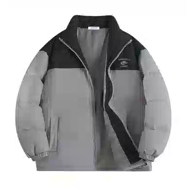 JEANSWEST Patchwork Puffer Jacket