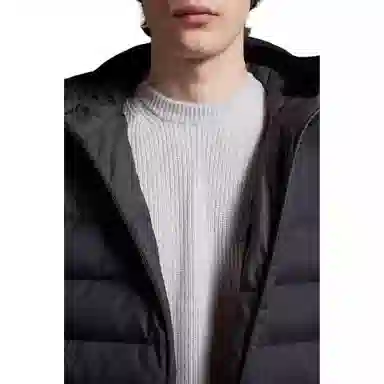 Moncler Arroux Short Down Jacket Black