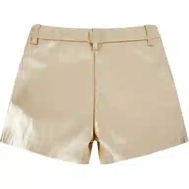 Lanvin Kids SS22 Gold Shorts
