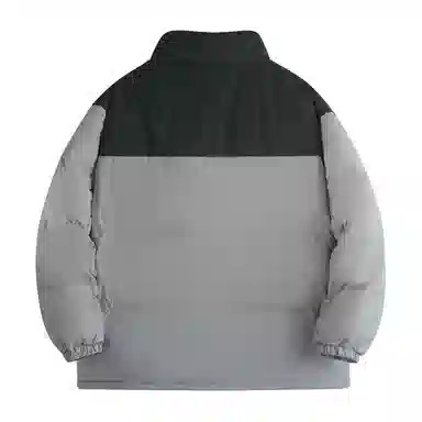 JEANSWEST Patchwork Puffer Jacket