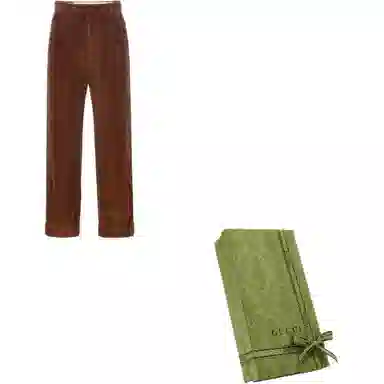 Gucci SS22 Corduroy Trousers Brown