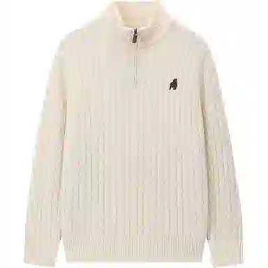 Teenie Weenie Men Half-Zip Knit Sweater